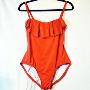 Laundry by Shelli Segal One Piece Swimsuit Red S